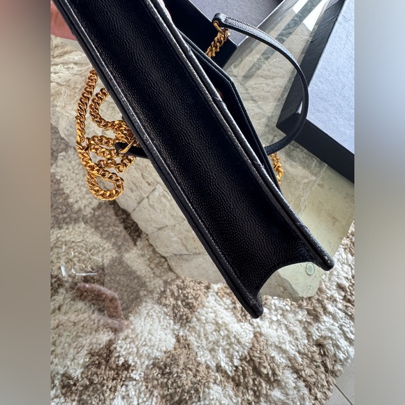 YSL Black Wallet on Chain (gold hardware) - Picture 6 of 11